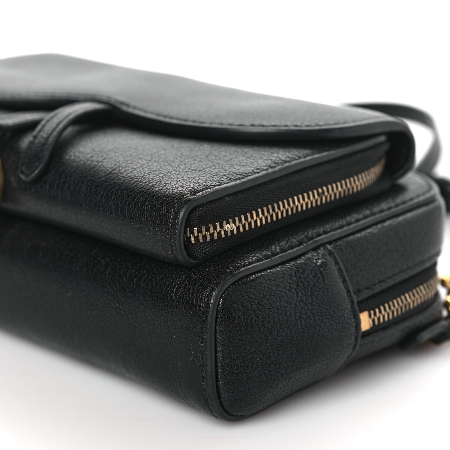 Christian Dior Goatskin Double Saddle Pouch Black 8 of 8