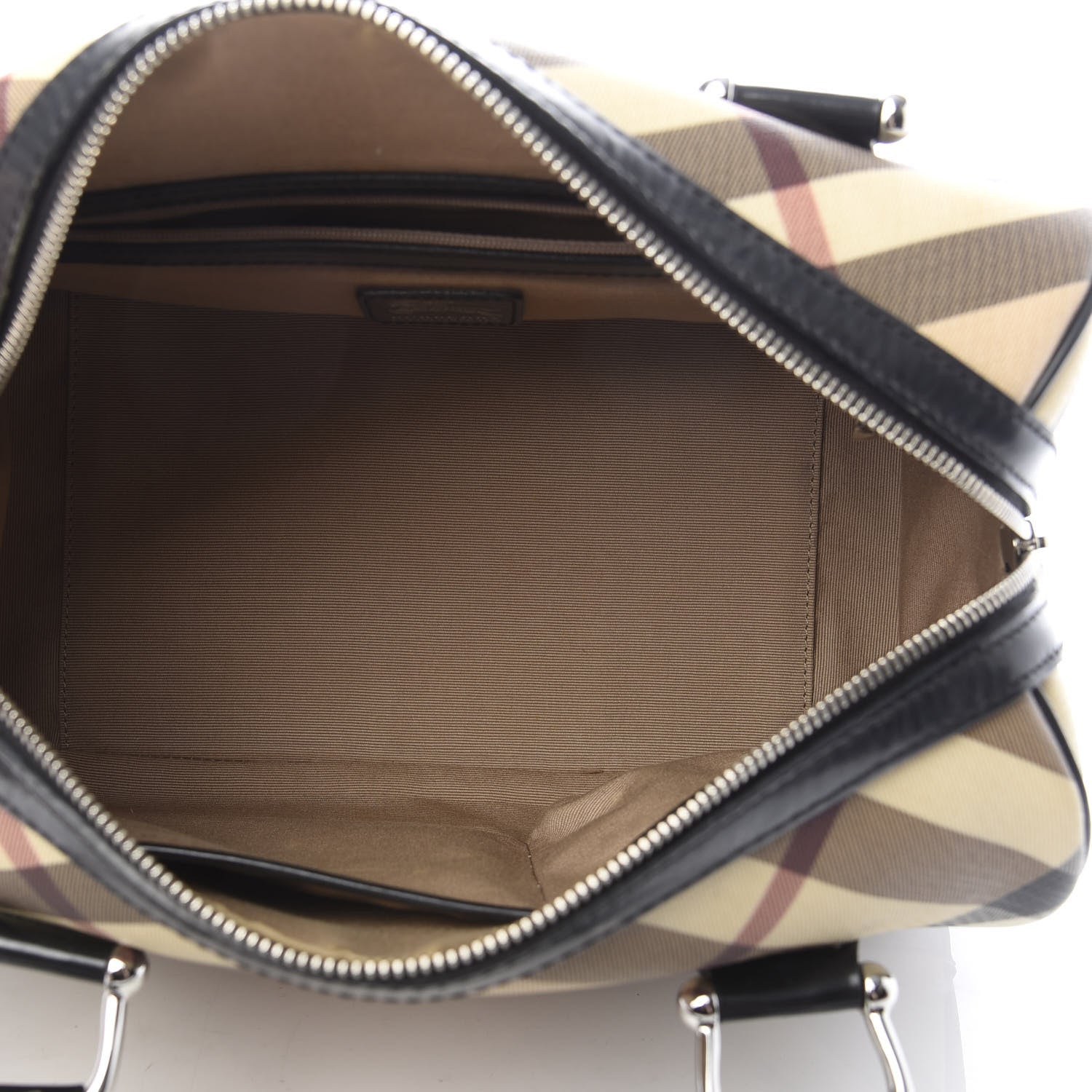 Burberry Supernova Check Bowling Bag Black 5 of 15