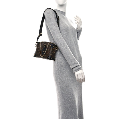 Louis Vuitton Monogram Petite Malle Souple Black 2 of 8