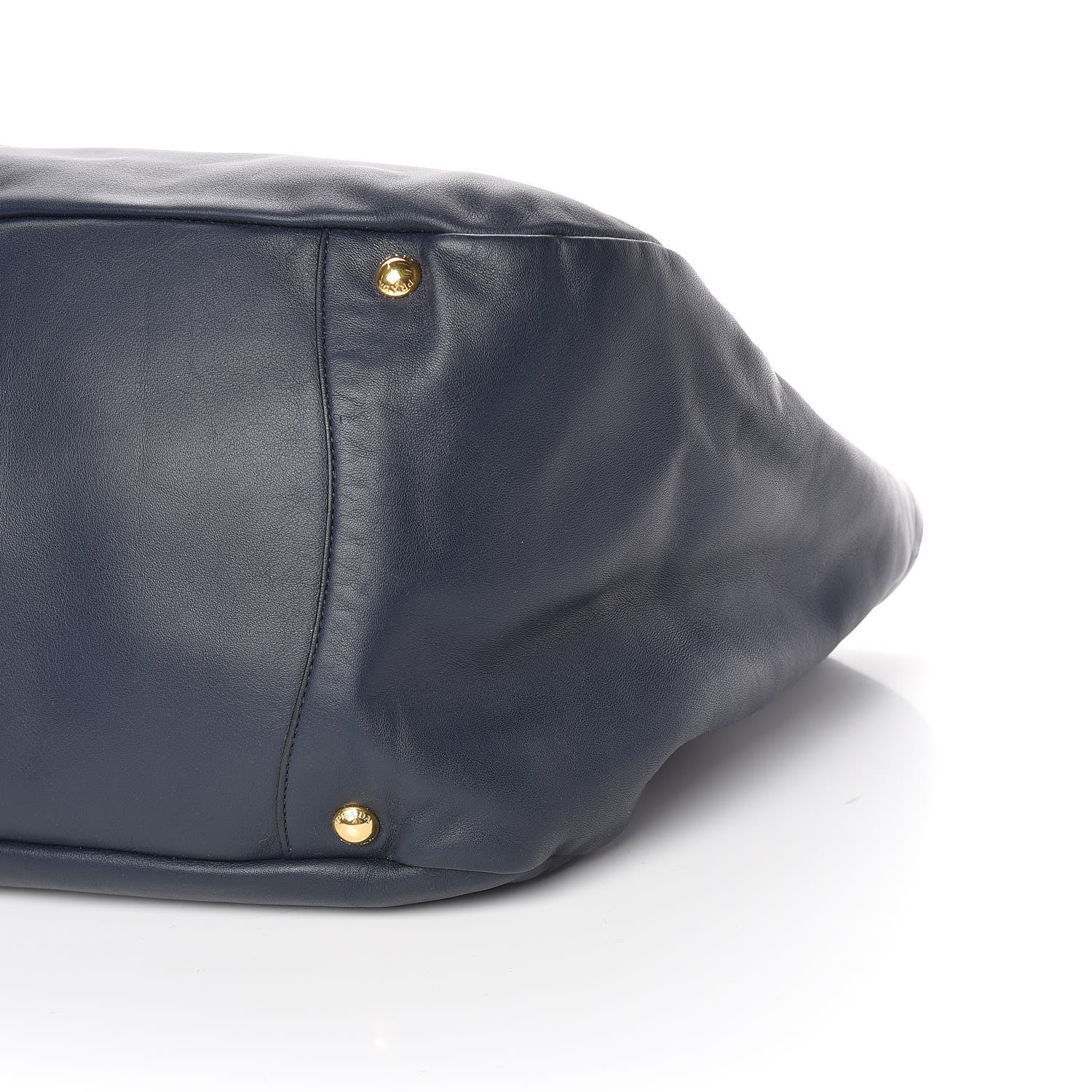 Prada Soft Calf Chain Tote Baltico 9 of 12