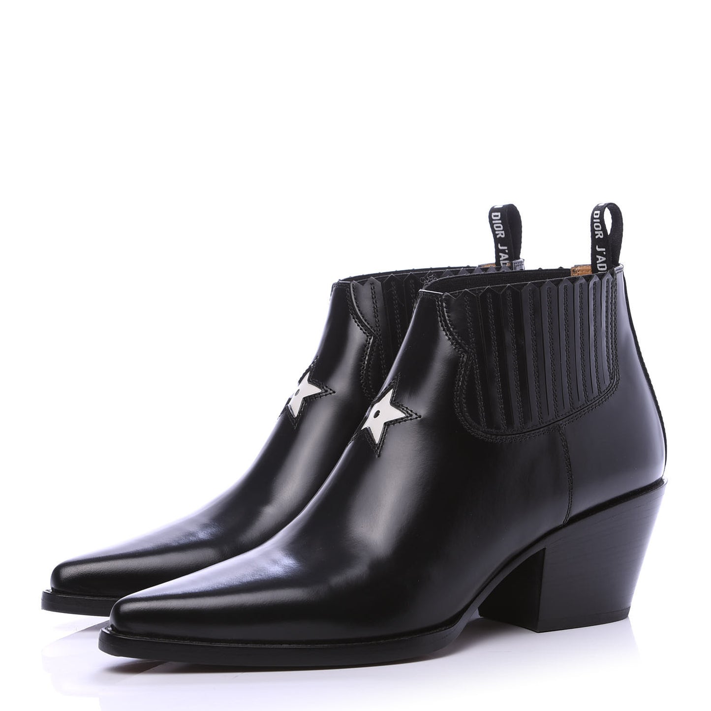 Matte Calfskin L.A. Ankle Boots 41 Black