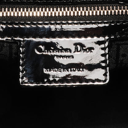 Christian Dior Patent Cannage Large Lady Dior Black 6 of 7