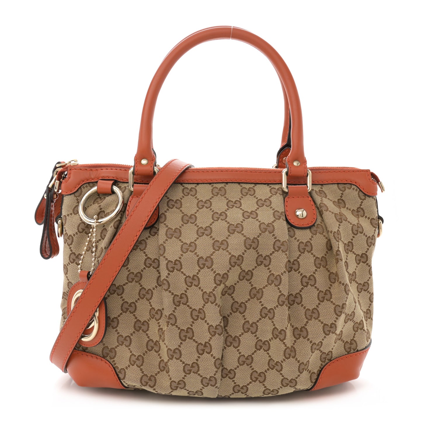 Monogram Medium Sukey Top Handle Orange