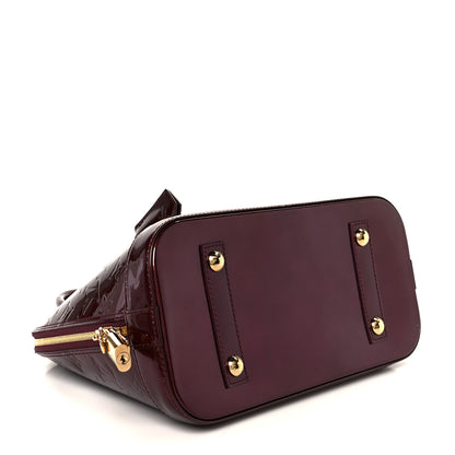 Louis Vuitton Vernis Alma PM  Rouge Fauviste 4 of 12