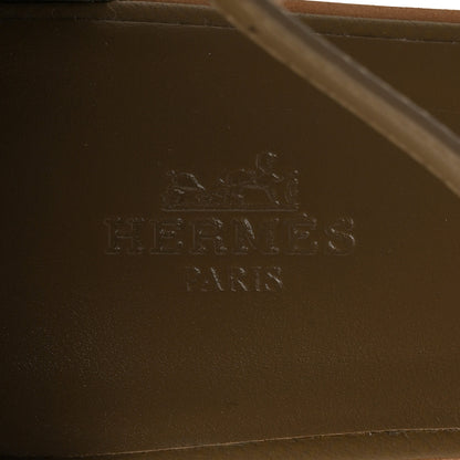 Hermes Epsom Santorini Sandals 41 Etoupe 8 of 9