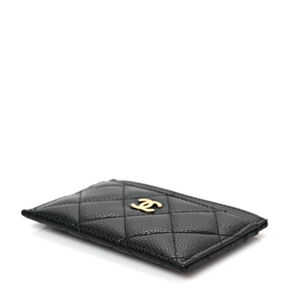Chanel Caviar Quilted Card Holder Black 9 of 9