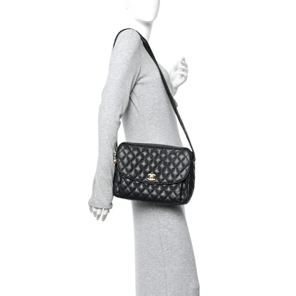 Chanel Caviar Quilted Flap Shoulder Bag Black 2 of 11