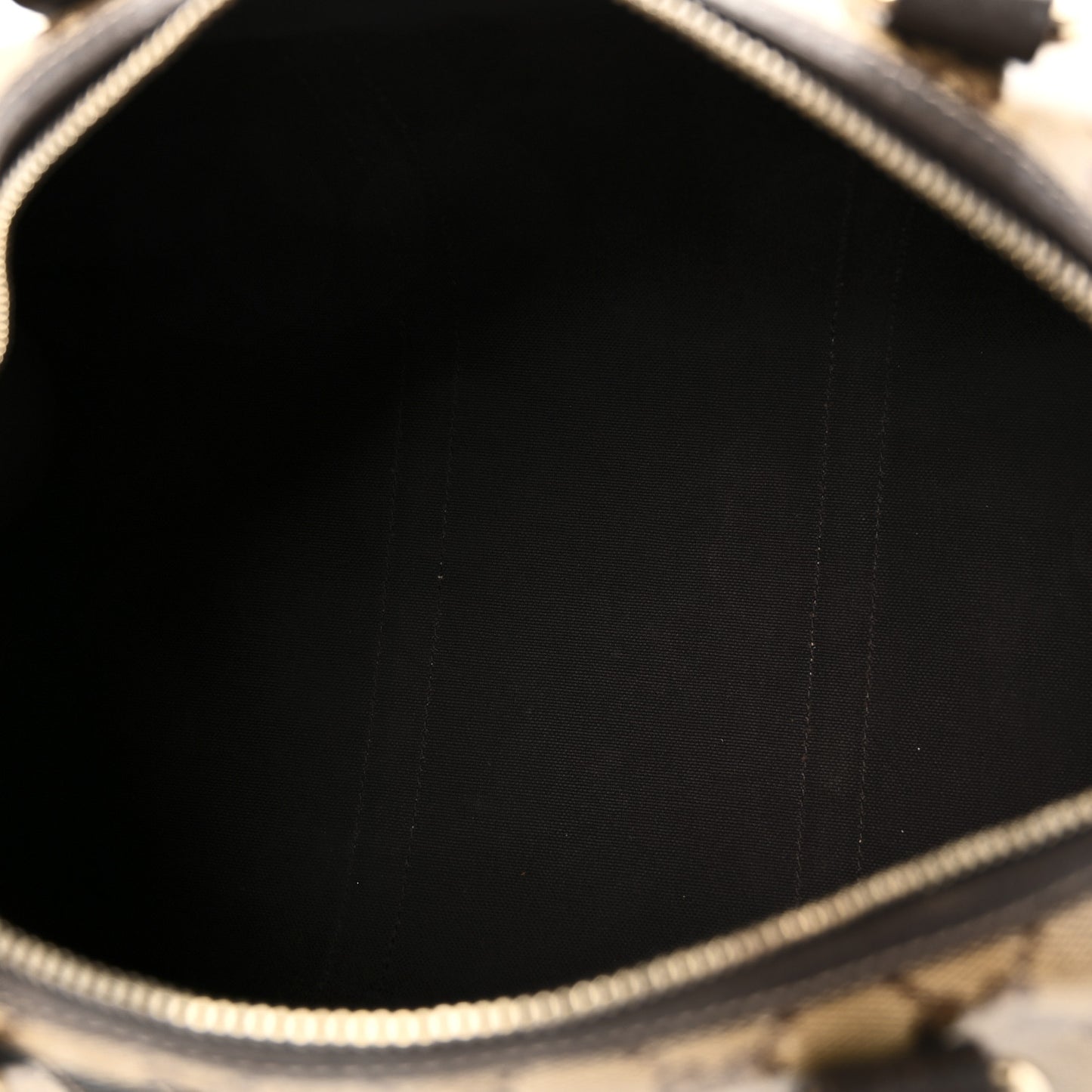 Crystal Monogram Medium Joy Boston Dark Brown