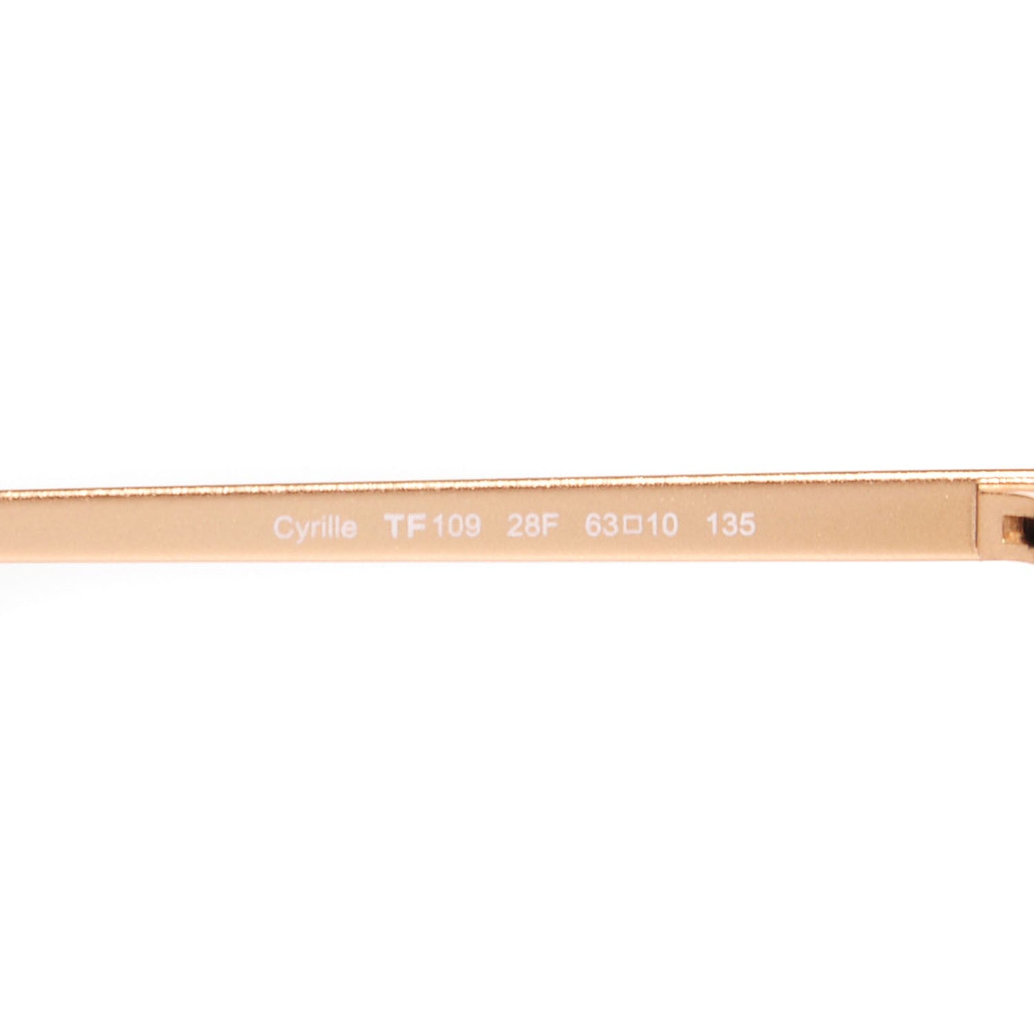 Tom Ford Cyrille Aviator Sunglasses TF109 Rose Gold 6 of 6