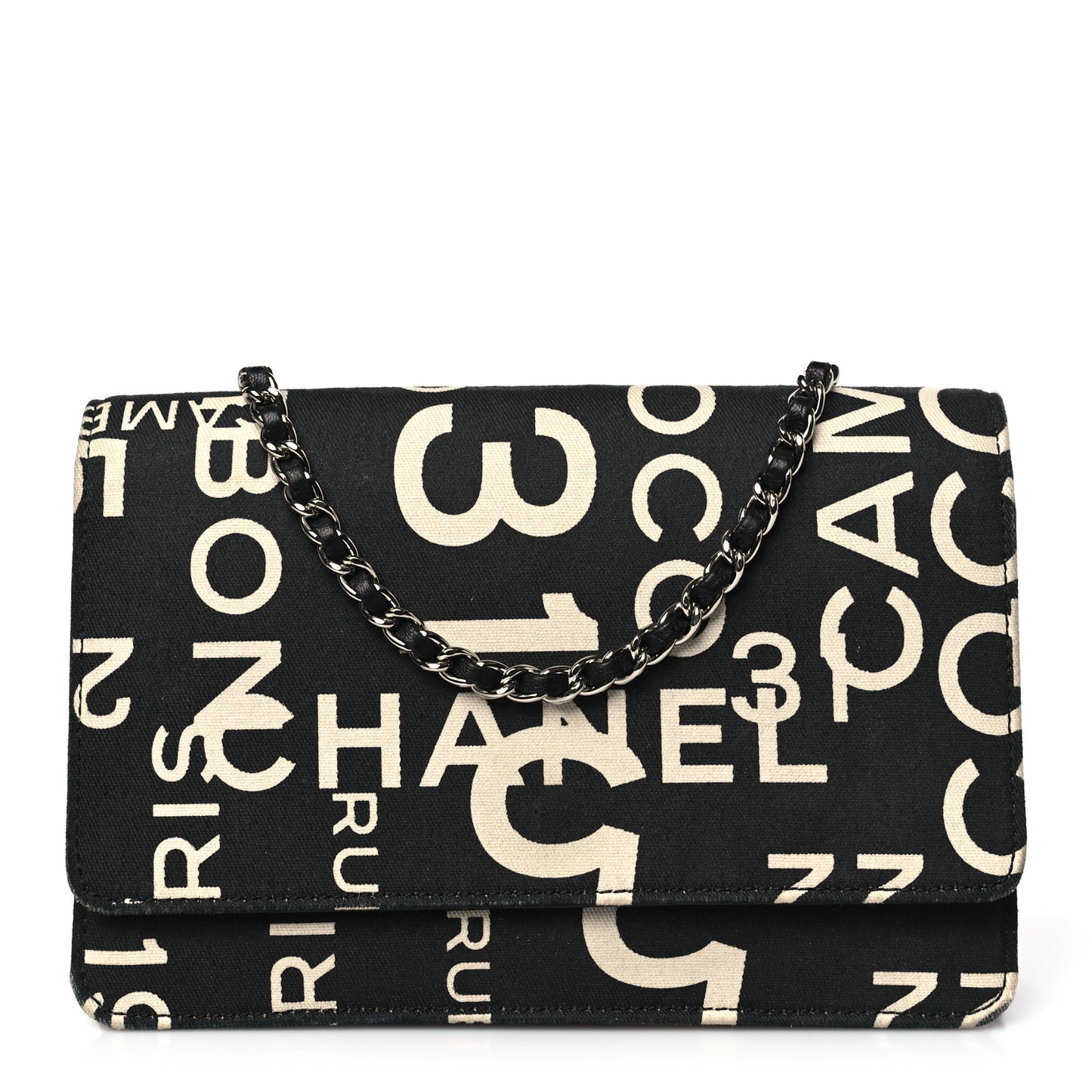 Denim Coco Wallet On Chain WOC Black