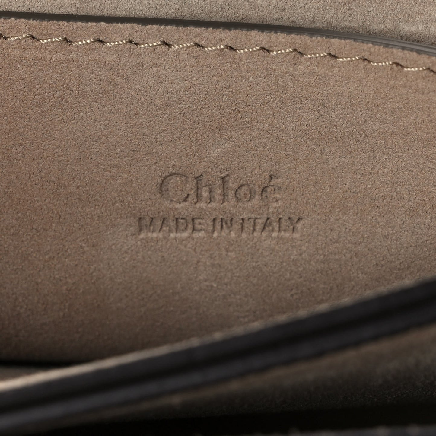 Suede Calfskin Small Faye Shoulder Bag Tobacco