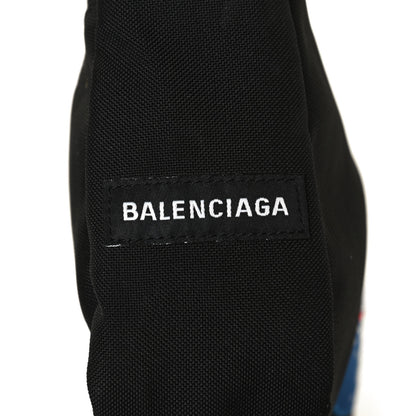 Balenciaga Recycled Nylon NASA X Space Sling Bag Black 11 of 11