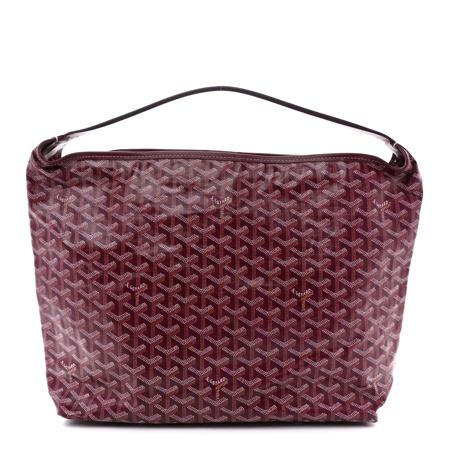 Goyard Goyardine Fidji Zip Hobo Burgundy 1 of 14
