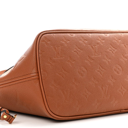 Louis Vuitton Empreinte Monogram Giant Neverfull MM Cognac 8 of 9