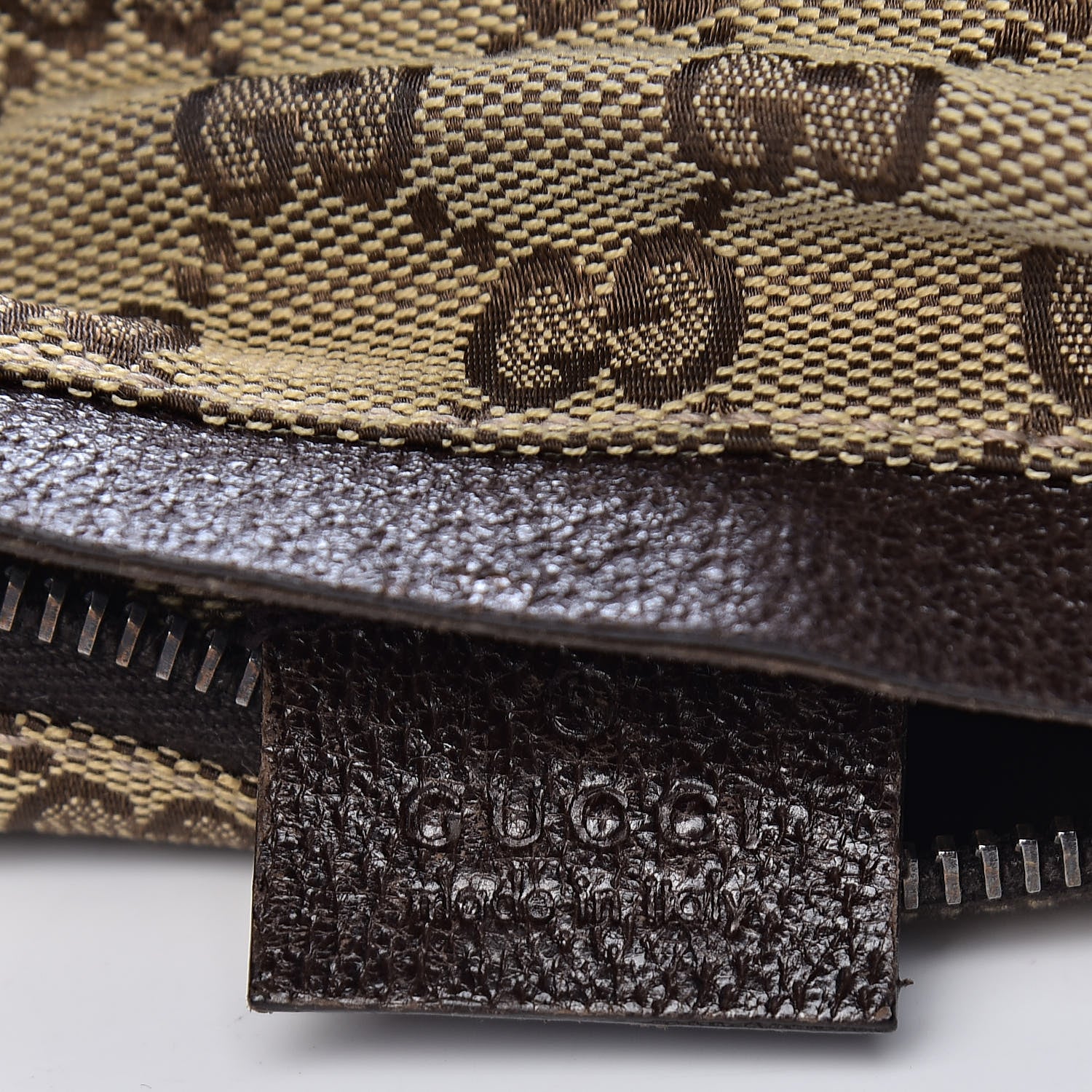 Gucci Monogram Web Belt Bag Dark Brown 6 of 10