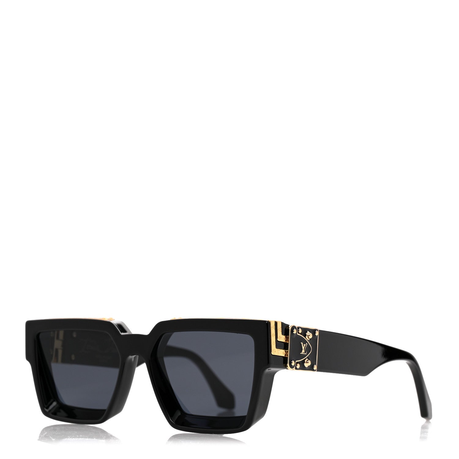 Louis Vuitton Acetate 1.1 Millionaires Sunglasses Z1165W Black 1 of 9