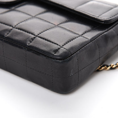 Chanel Lambskin East West Chocolate Bar Flap Black 15 of 19