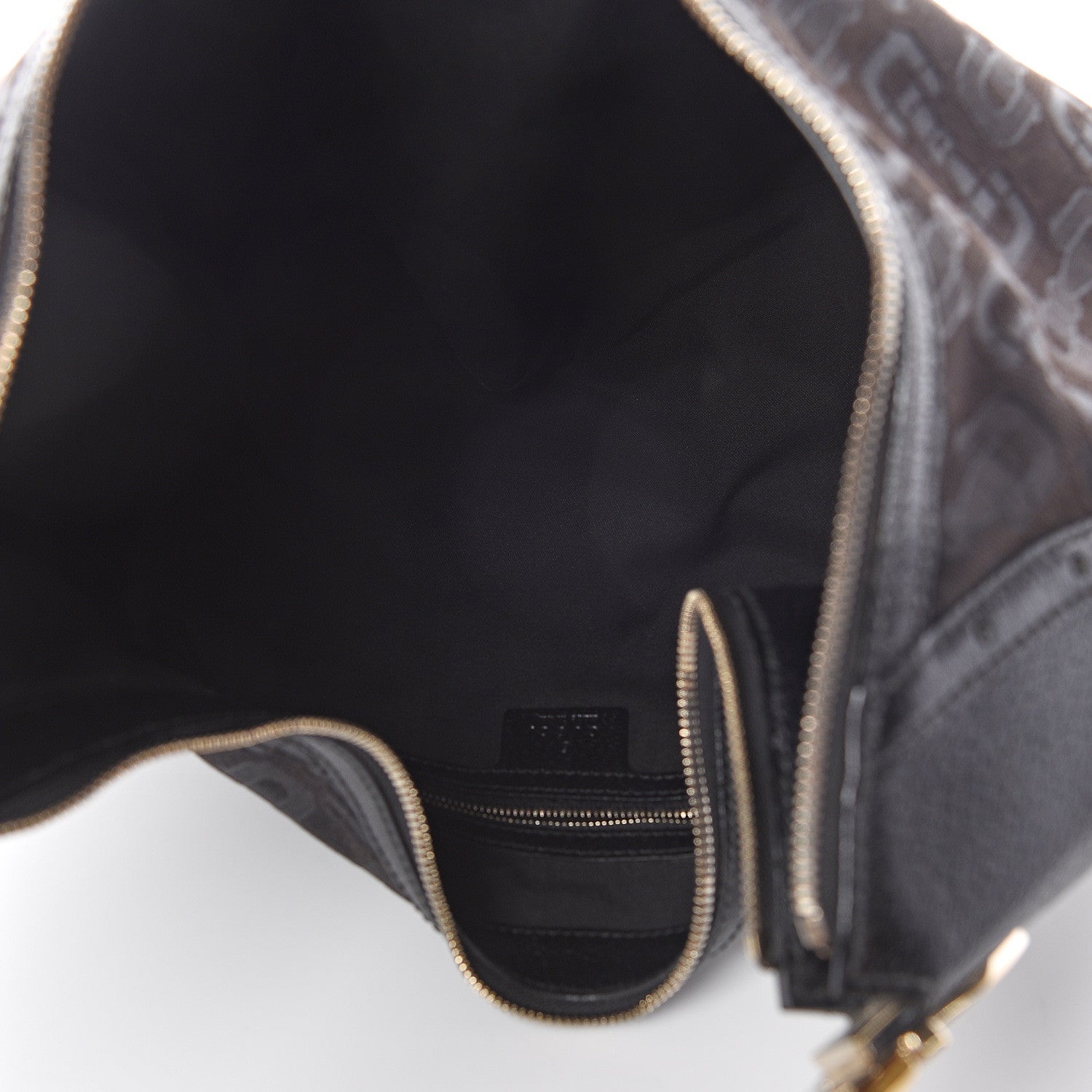 Gucci Canvas Horsebit Glam Hobo Dark Brown 4 of 8