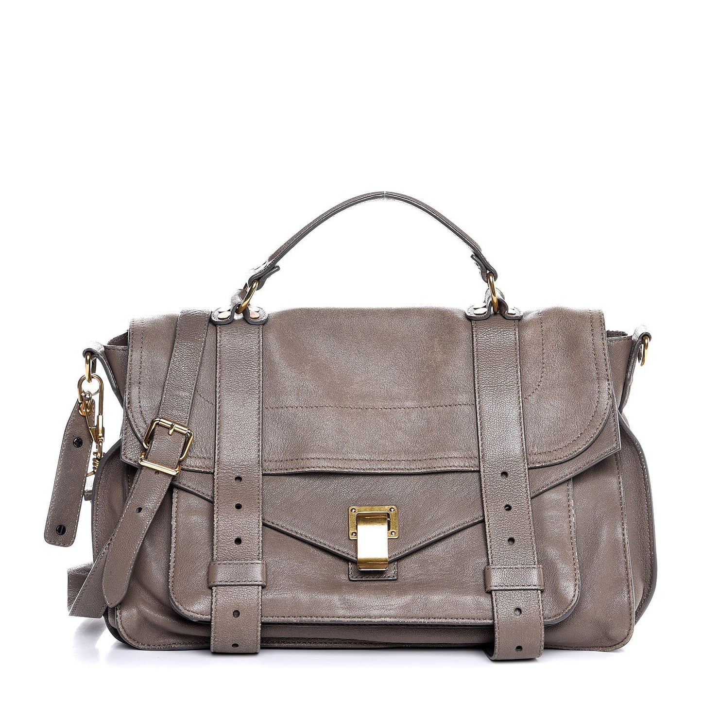 Lambskin Medium PS1 Satchel Smoke