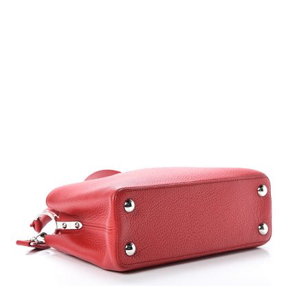 Louis Vuitton Taurillon Capucines BB Rubis 4 of 12
