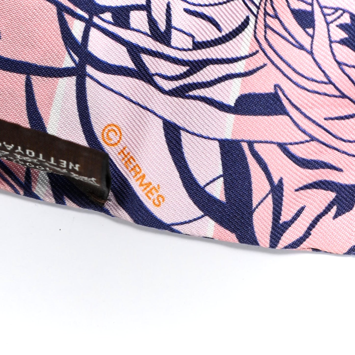 Silk Jungle Love Rainbow Twilly Orange Encre Vieux Rose