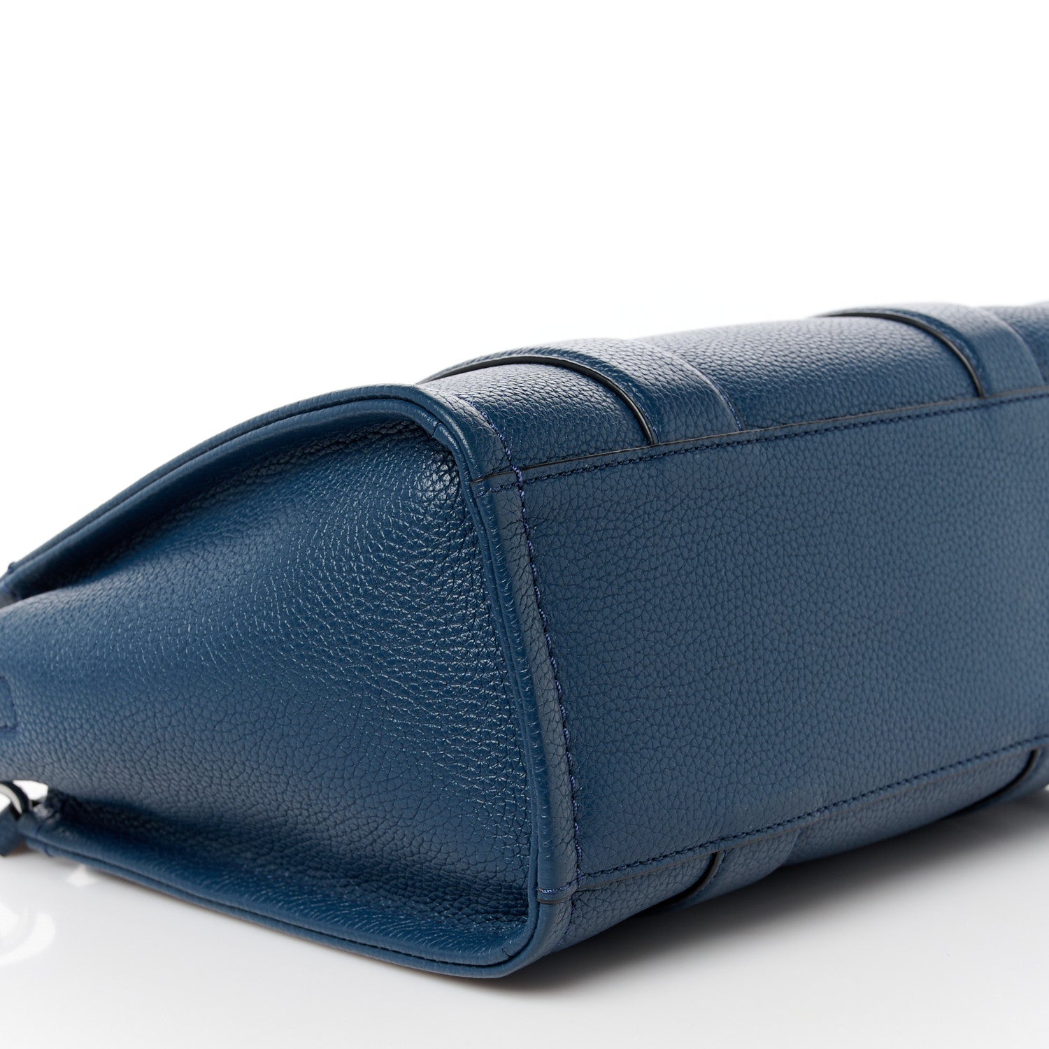 Marc Jacobs Grained Calfskin Small The Tote Bag Blue Sea 11 of 12