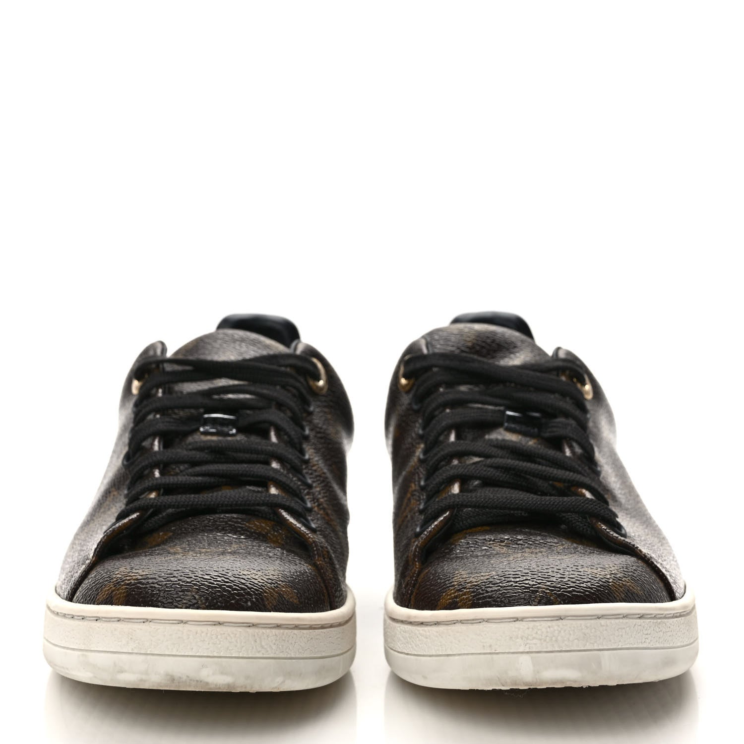 Louis Vuitton Patent Monogram Frontrow Sneakers 37.5 2 of 9