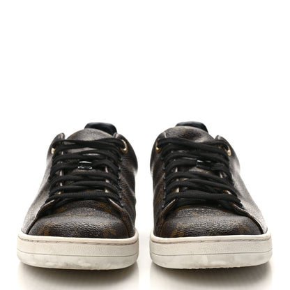 Louis Vuitton Patent Monogram Frontrow Sneakers 37.5 2 of 9