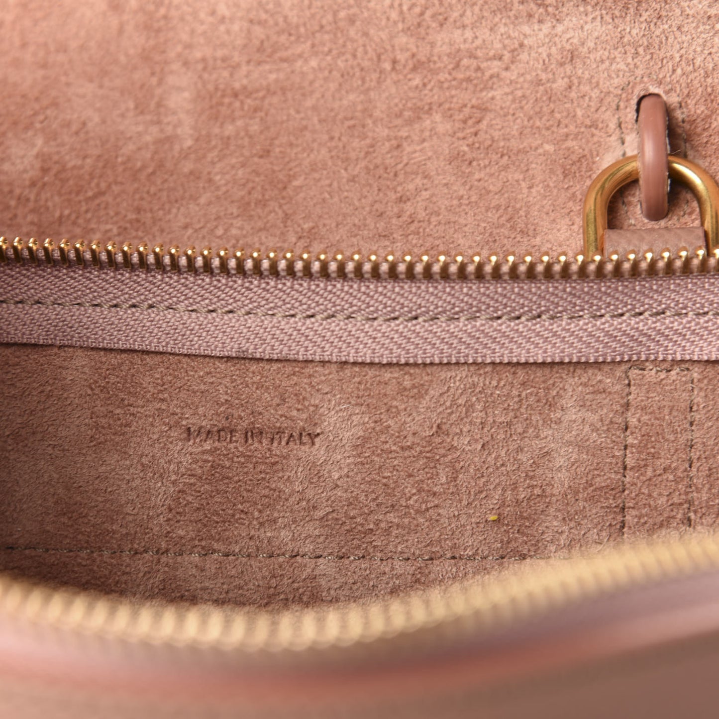 Grained Calfskin Nano Belt Bag Antique Rose