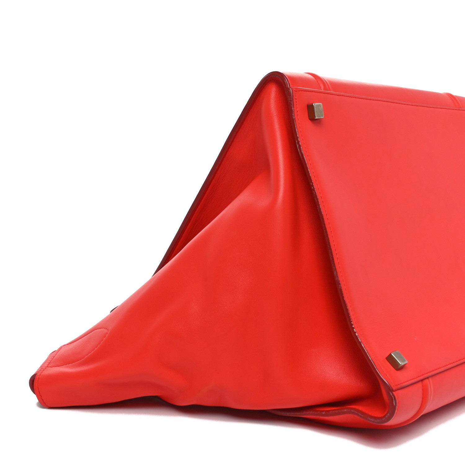Celine Smooth Calfskin Medium Phantom Luggage Vermillion 10 of 11