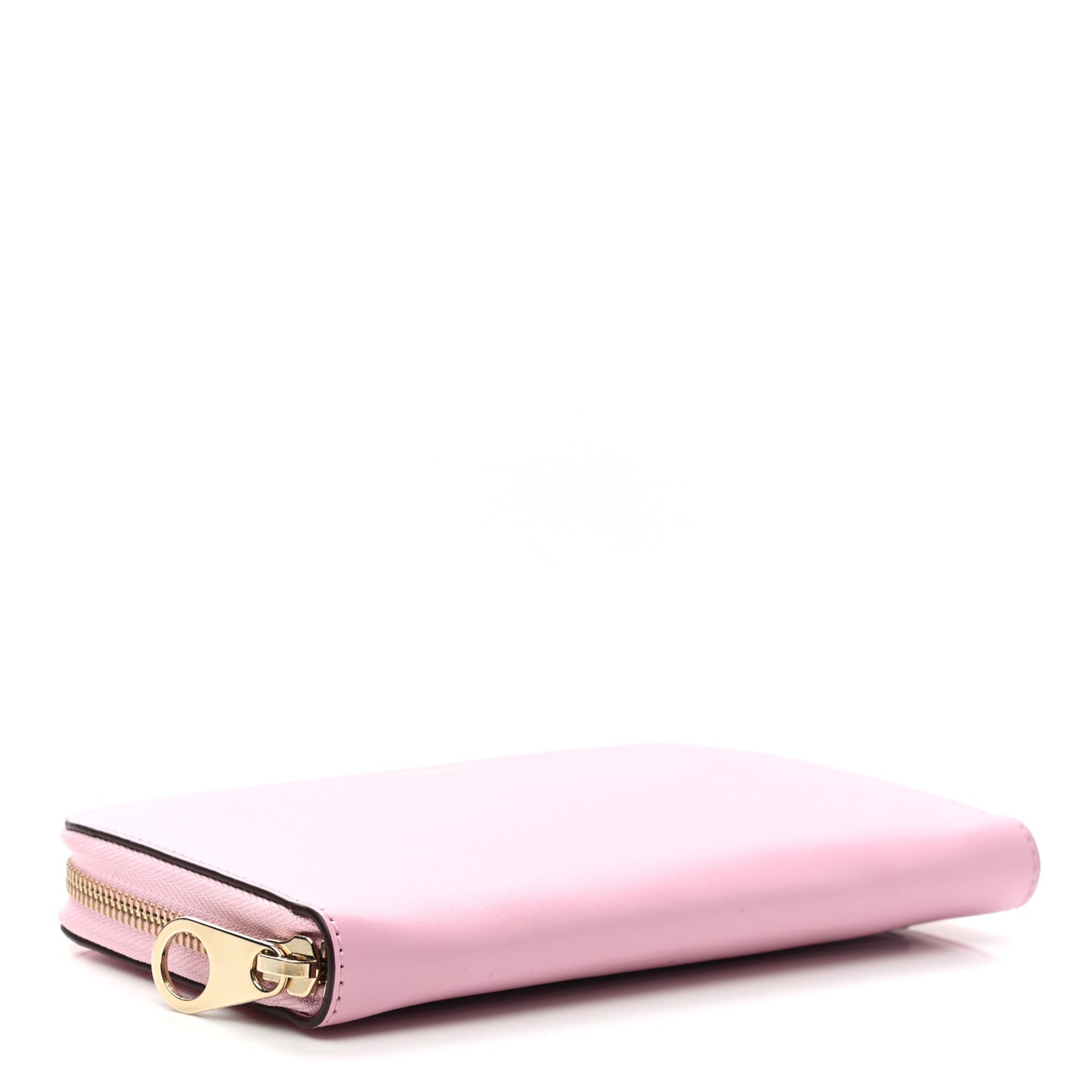 Nappa Zip Around Wallet Pink