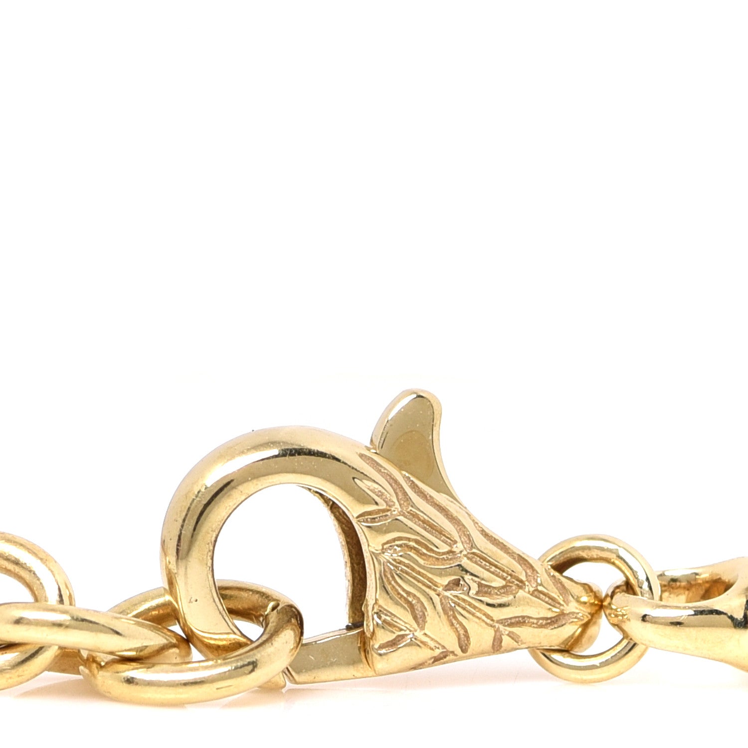 John Hardy 18K Yellow Gold Diamond Classic Chain Station Bracelet 4 of 5