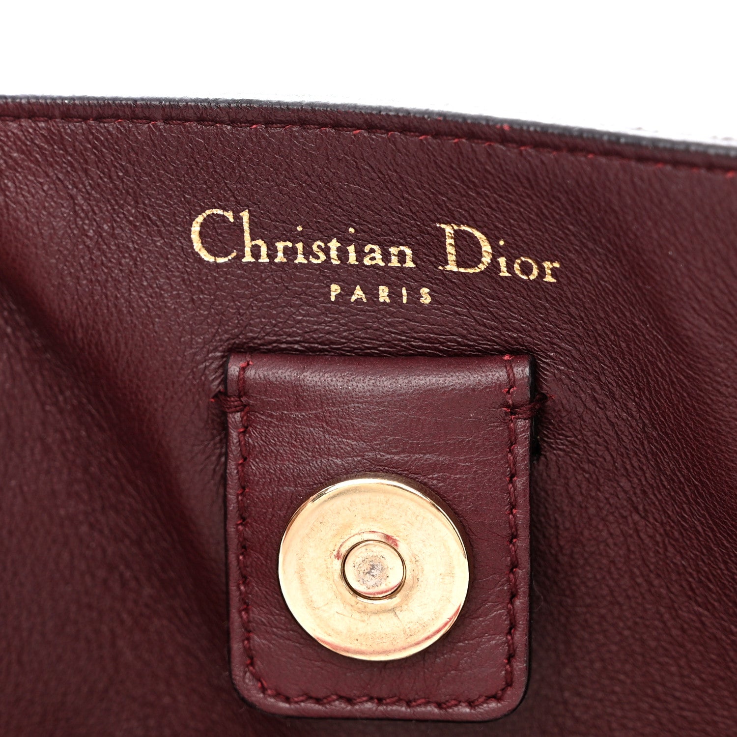 Christian Dior Calfskin Medium Diorissimo Tote Red 6 of 11