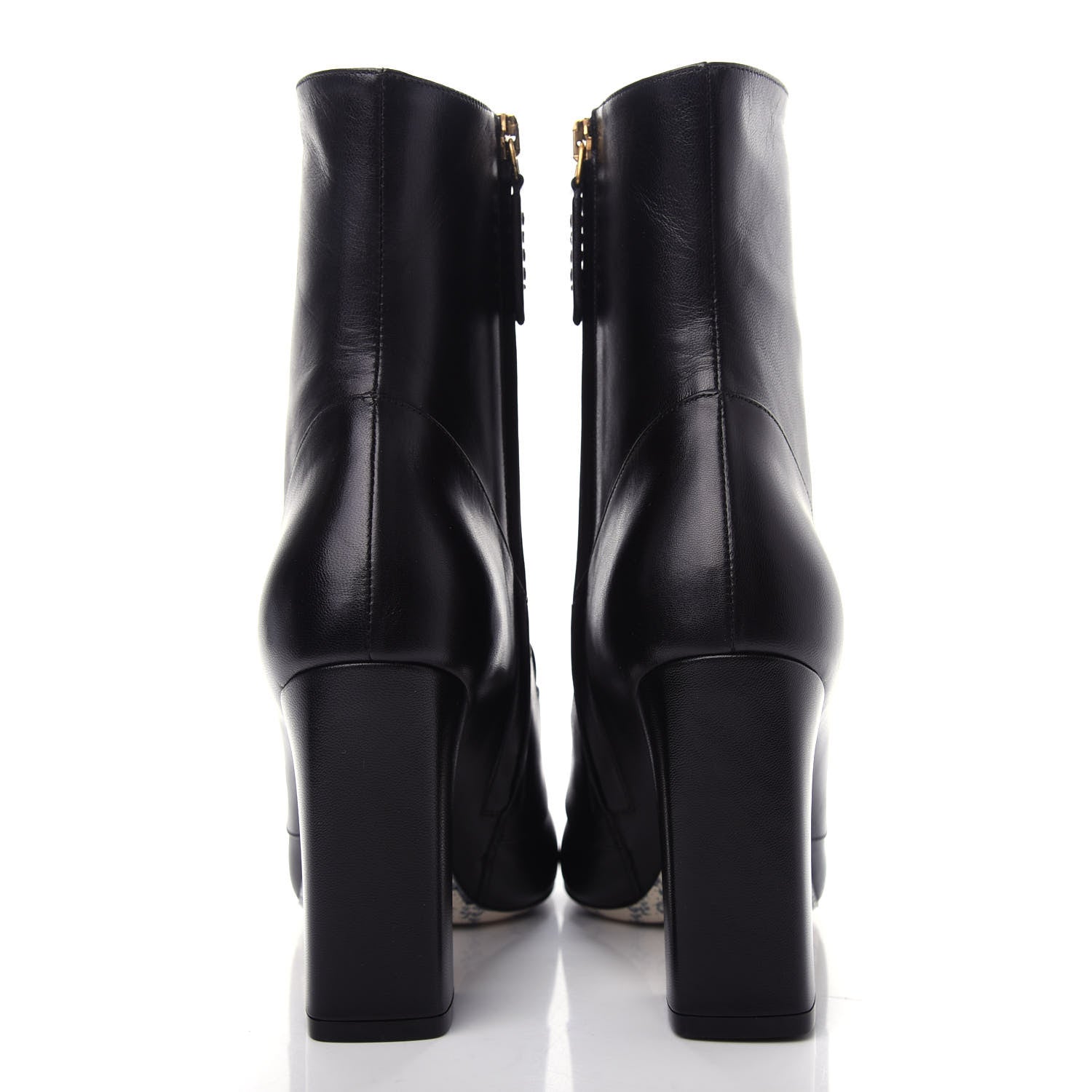 Gucci Malaga Kid GG Victoire 95mm Ankle Boots 37.5 Black 7 of 11
