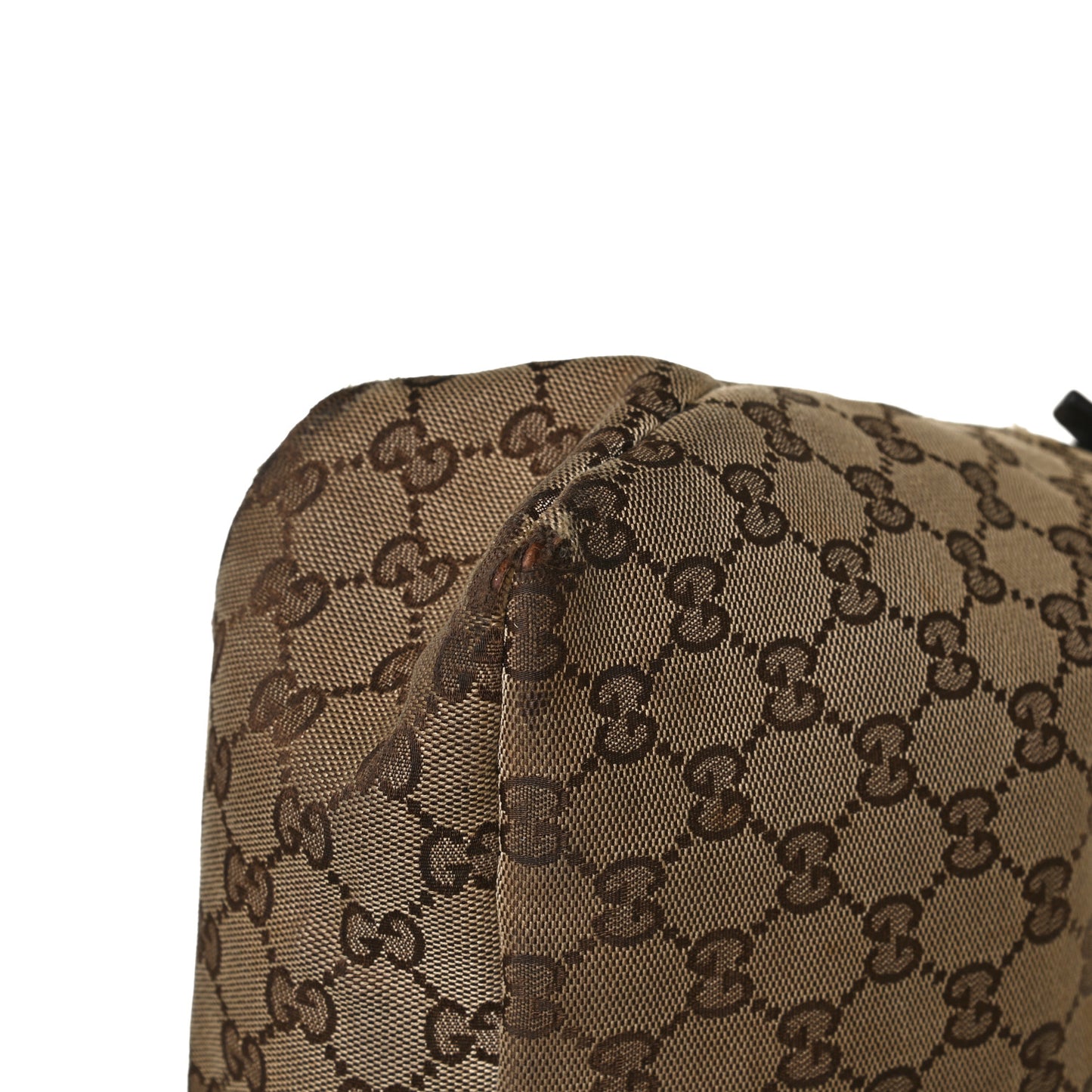 Monogram Medium Horsebit Chain Hobo Dark Brown