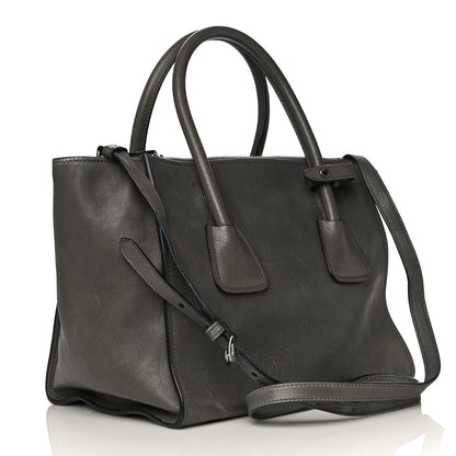 Prada Glace Calf Twin Pocket Tote Marmo 4 of 21