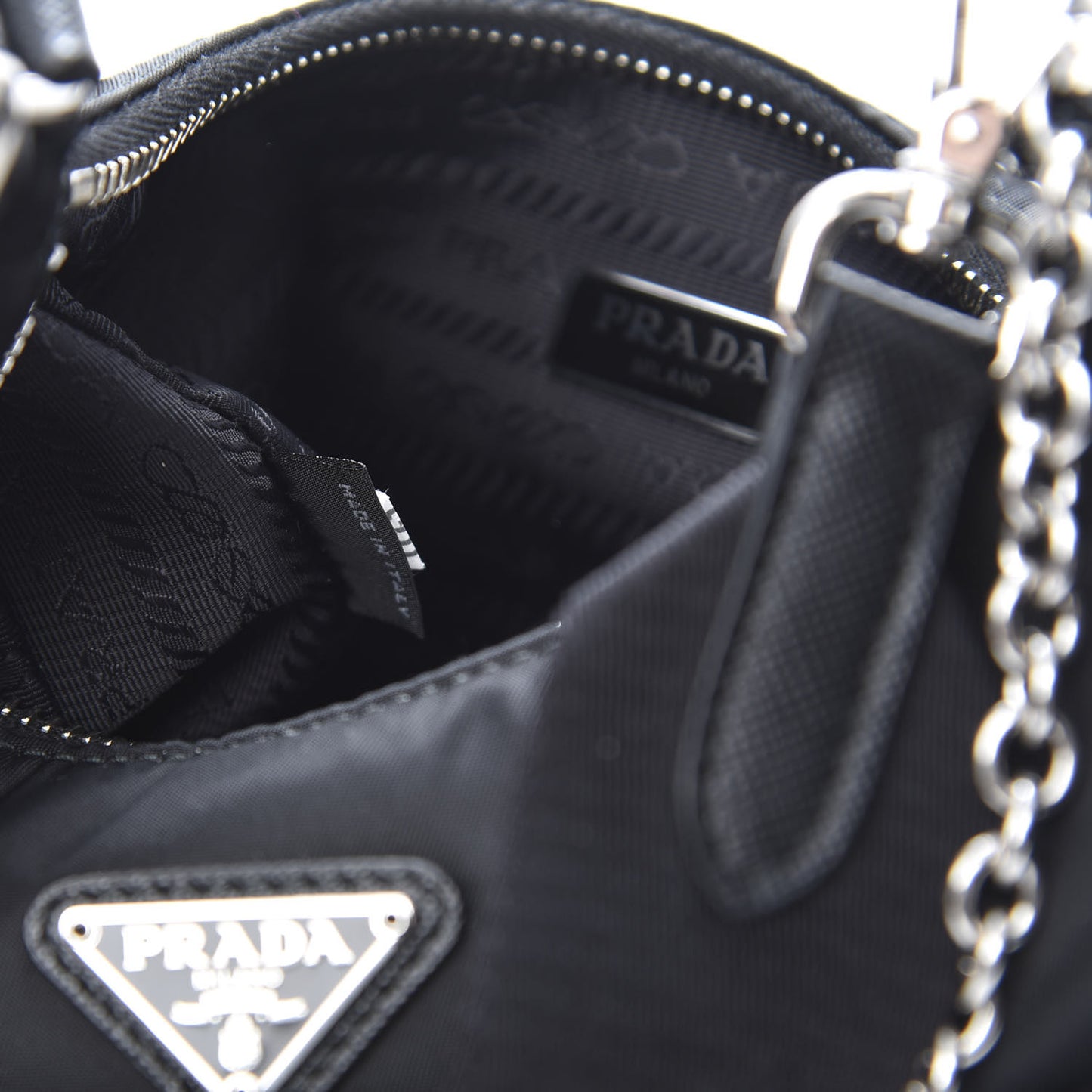 Nylon Re-Edition 2005 Shoulder Bag Black