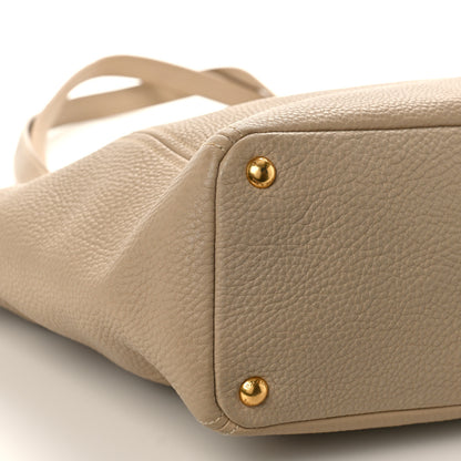 Prada Vitello Daino Shoulder Bag Sabbia 7 of 12
