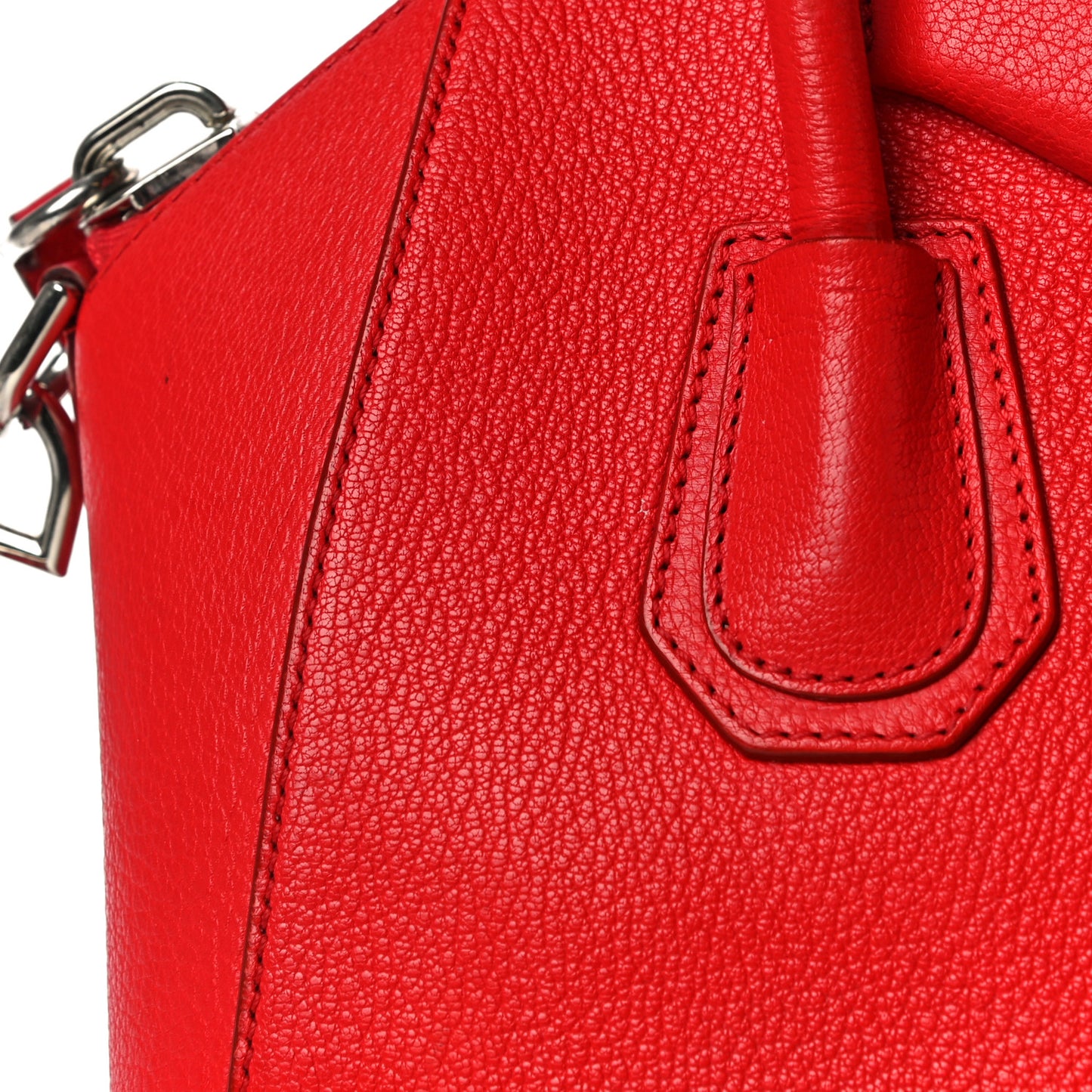 Sugar Goatskin Small Antigona Red