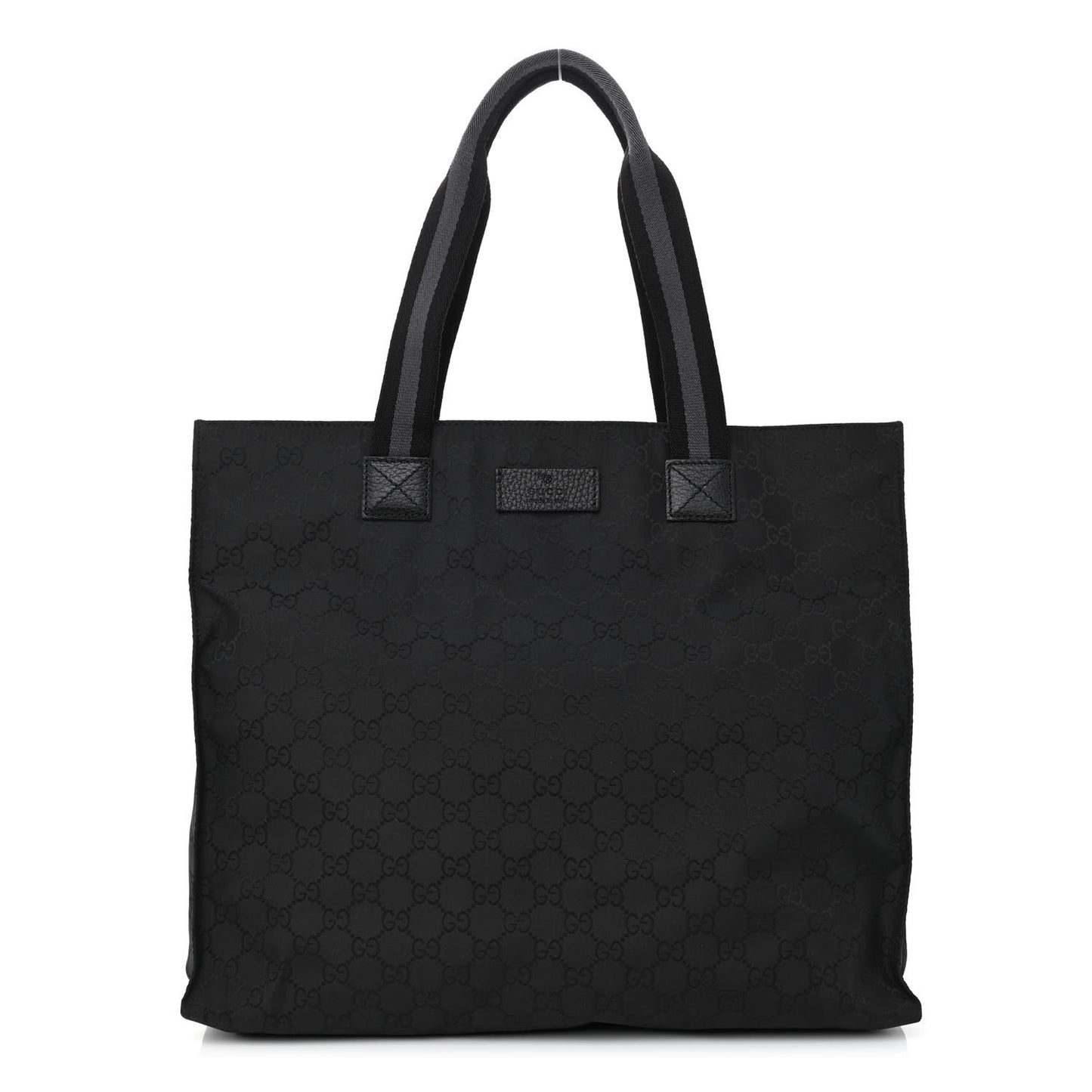 Nylon Monogram Tote Black