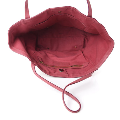 Burberry Haymarket Check Small Canterbury Tote Dark Pink 5 of 13