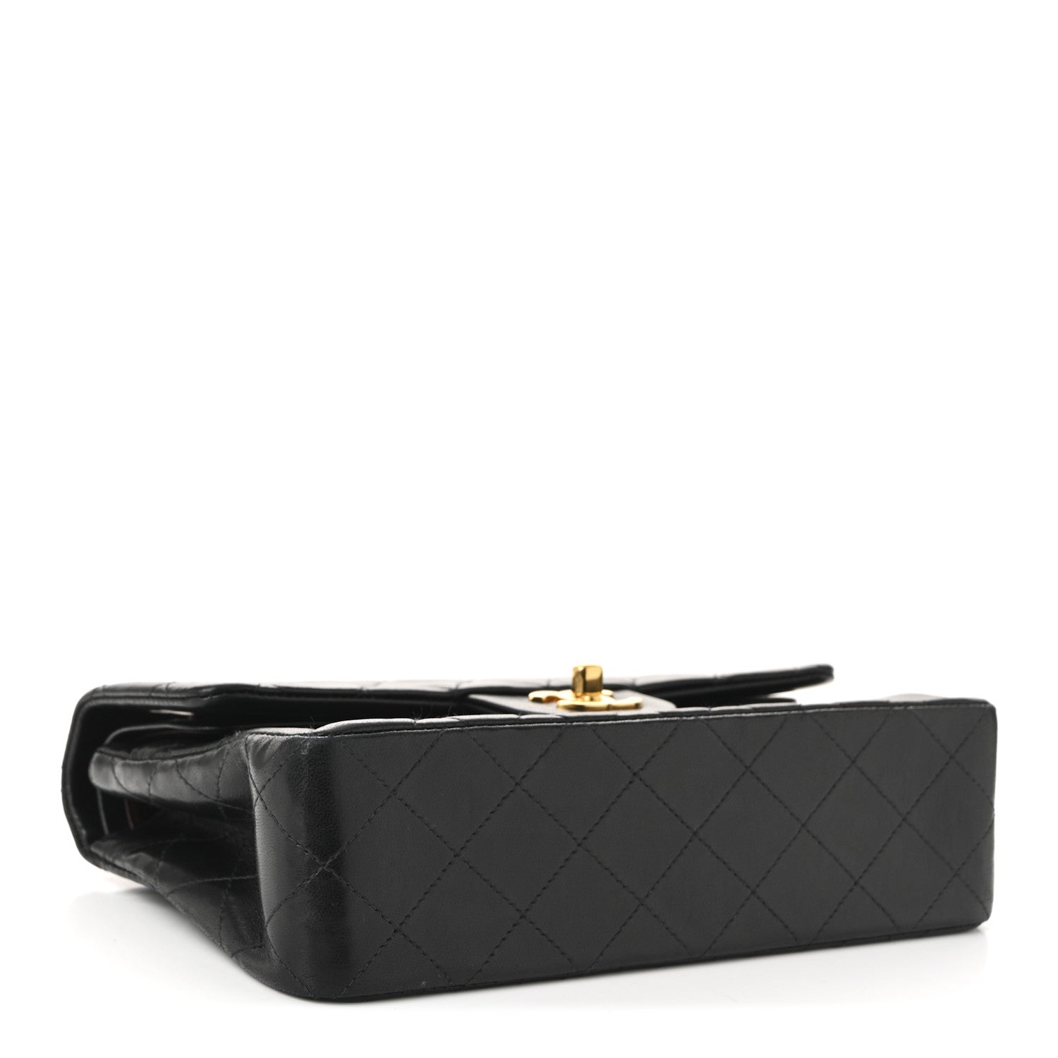 Chanel Lambskin Quilted Small Double Flap Black 4 of 10