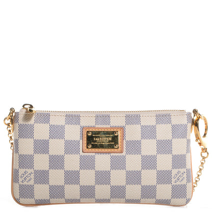 Louis Vuitton Damier Azur Pochette Milla MM 1 of 8