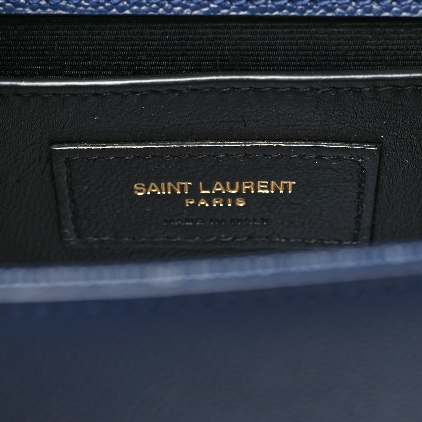 Grain De Poudre Small Classic Monogram Kate Tassel Satchel Blue