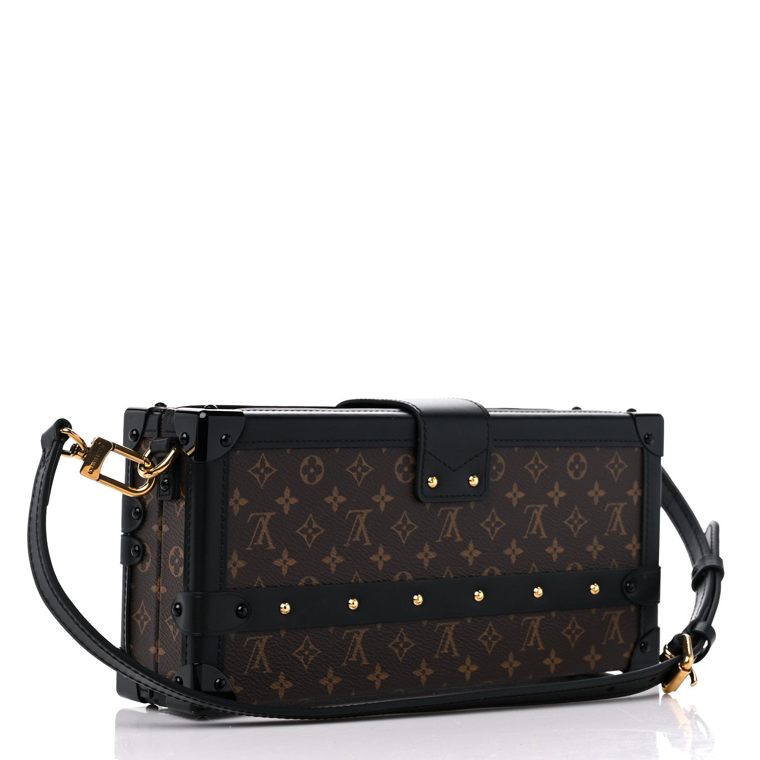 Louis Vuitton Monogram Petite Malle East West Black 3 of 8