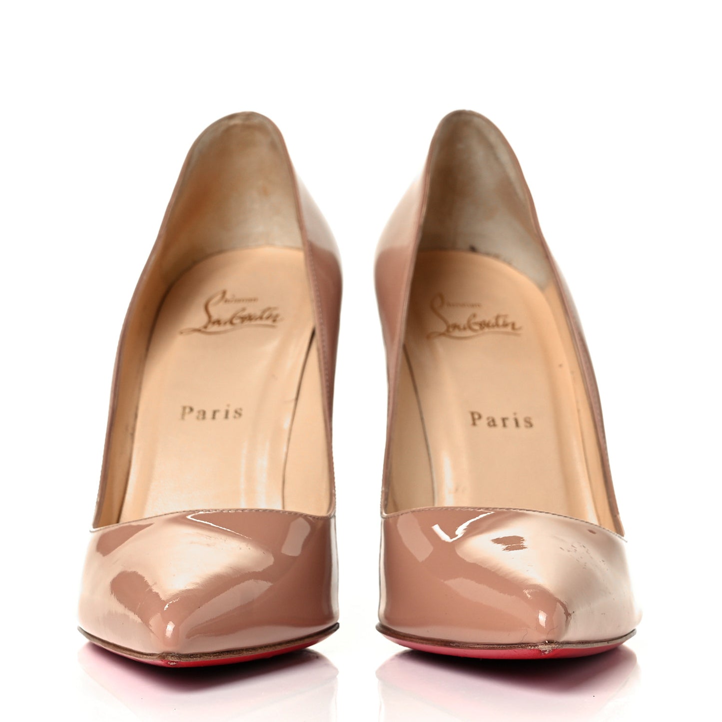 Patent Pigalle Follies 100 Pumps 38.5 Nude