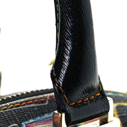 Fendi Zucca Spalmati Vitello FF Multicolor Forever Boston Multicolor Black 8 of 8