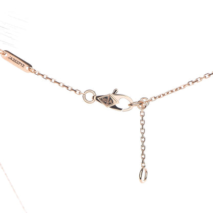Van Cleef & Arpels 18K Rose Gold Carnelian Sweet Alhambra Pendant Necklace 4 of 7