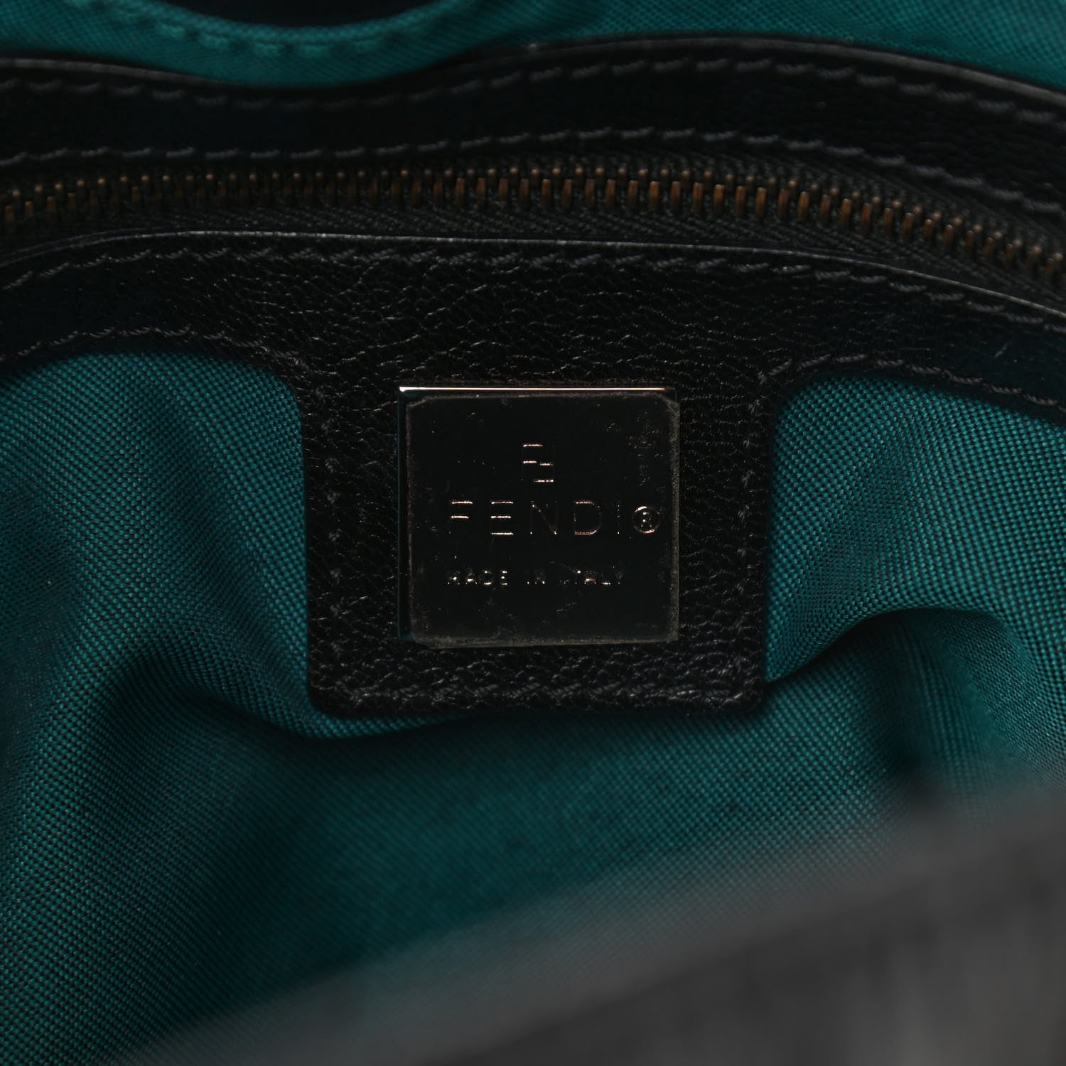 Fendi Calfskin Forever Mama Baguette Black 6 of 10
