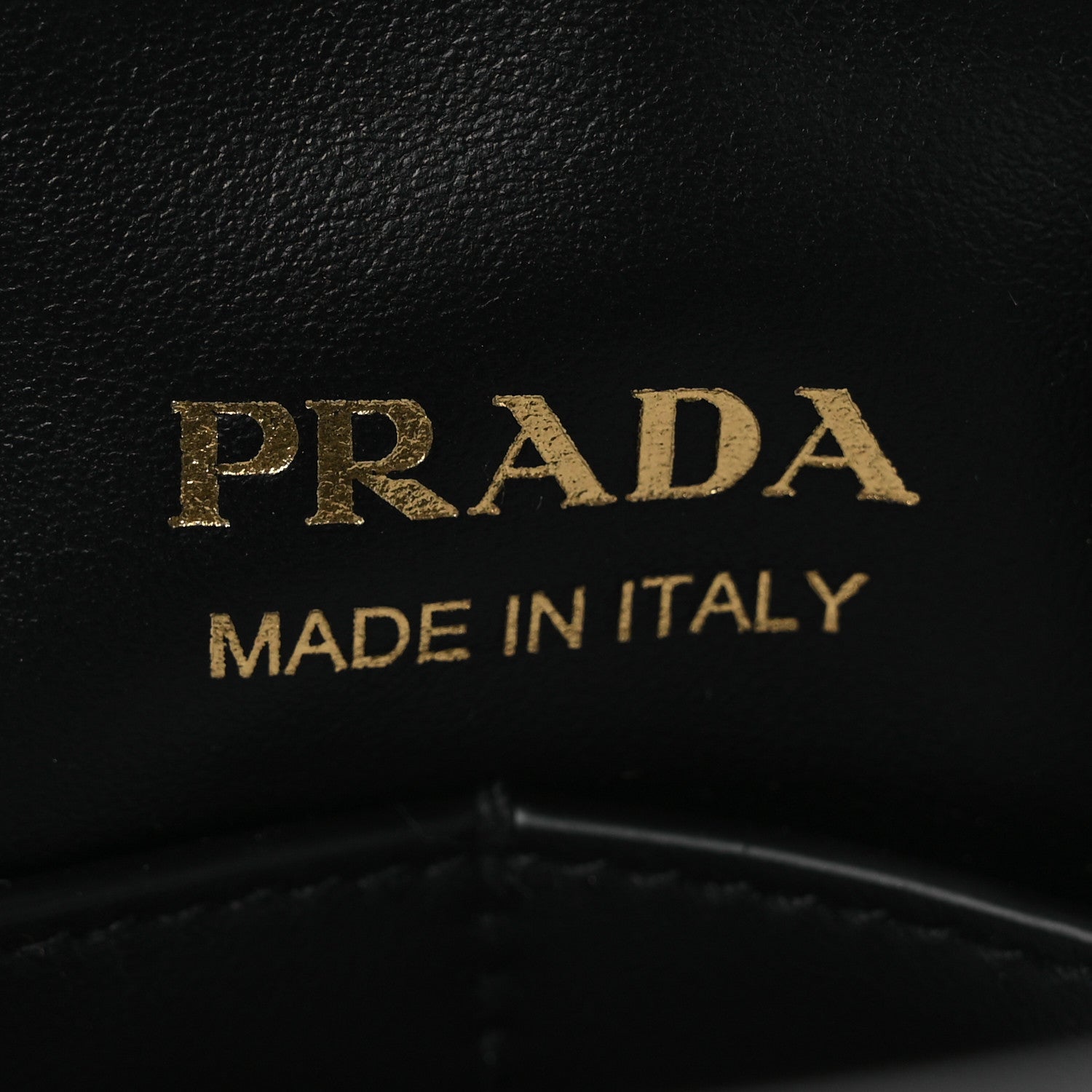 Prada Vitello Triangle Stitched Shopping Tote Black 6 of 10